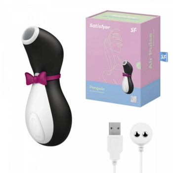 PINGWINEK MASAŻER ŁECHTACZKI SATISFYER PENGUIN PRO